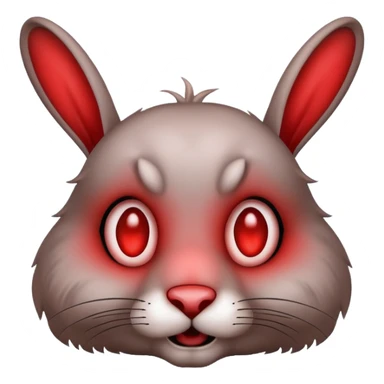Exorcist rabbit sticker