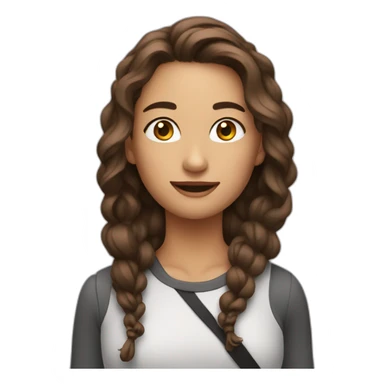 A beautiful 19 year old video editor  sticker