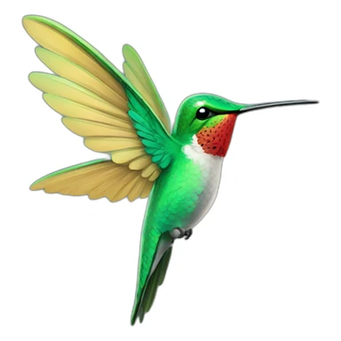 humming bird sticker