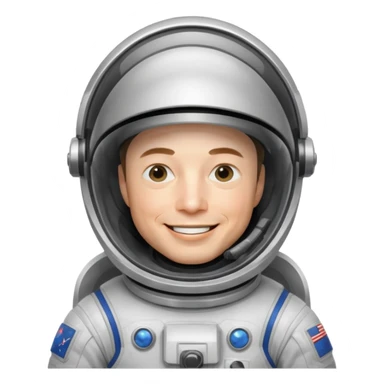 Elon Musk in the space: Loving sticker