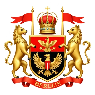 berlin city coat of arms sticker