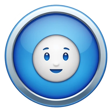 Badge Bleu vérifier sticker