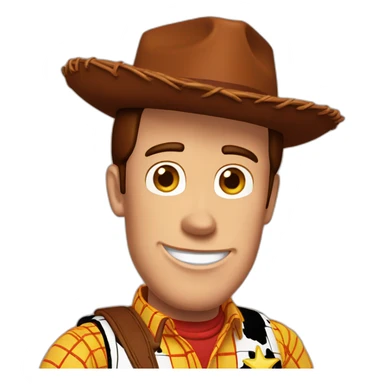 Woody toy story sticker