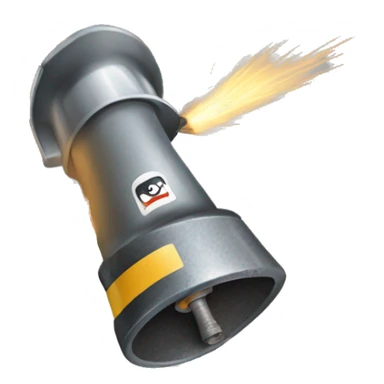 Angle grinder throwing sparks sticker
