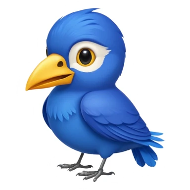 blue bird from brrazil sticker