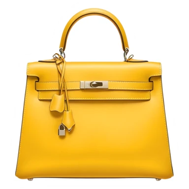 hermes kelly yellow bag sticker