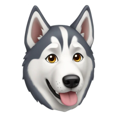 husky siberiano sticker
