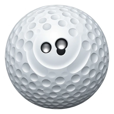 golf ball sticker