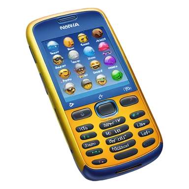 bejeweled nokia cellphone with text messages sticker