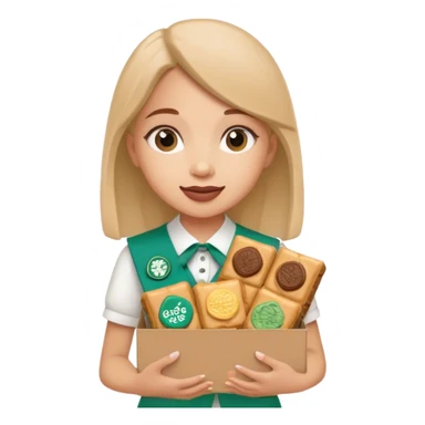 wendy’s and Girl Scout cookies  sticker