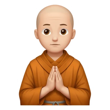 Monk priest prayer  sticker