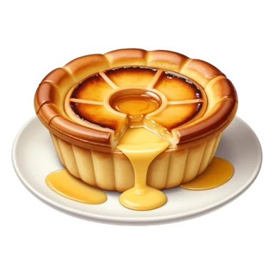 A portuguese pastel de nata  sticker