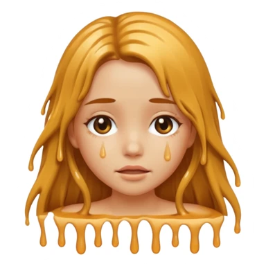 Wet girl sticker