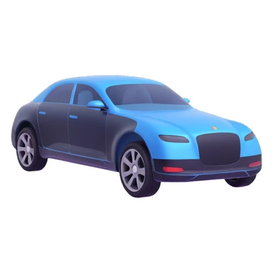 elegant and premium car covered with a transparent protective film, smooth and sophisticated lines sticker