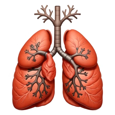 very simple lungs sticker