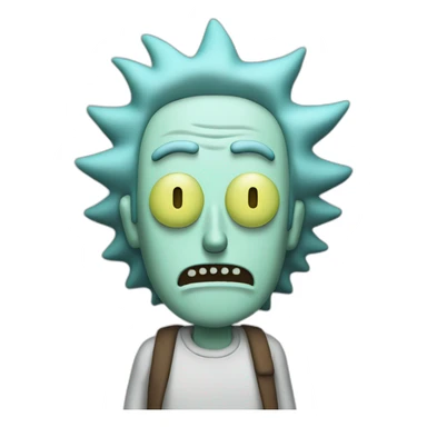 Rick of Rick and morty  sticker