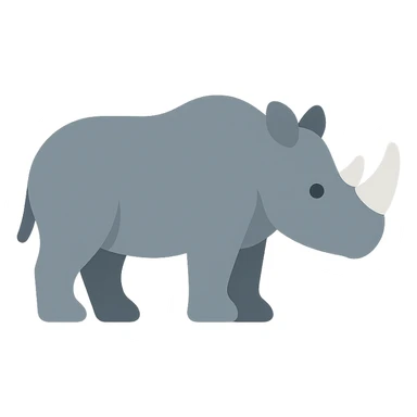 Rhinoceros sticker