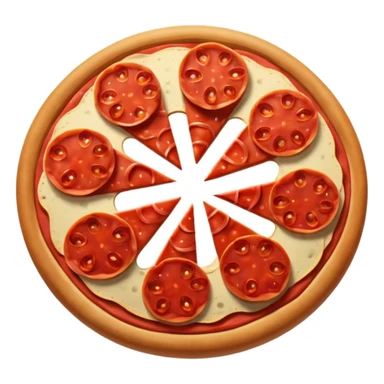 sliced peperoni sticker