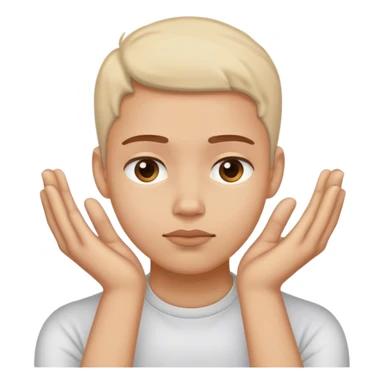 Hands rubbing together when thinking sticker