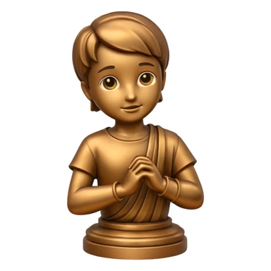 You are creating 4 in one image, make ONE bronze one  sticker