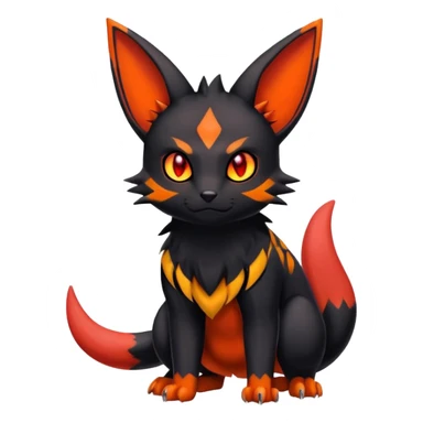 Guilmon-Umbreon-Torracat-hybrid sticker