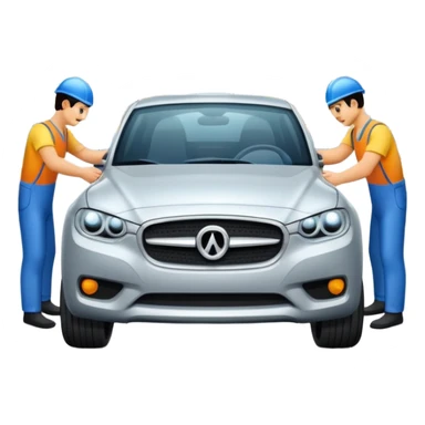 car assembly sticker