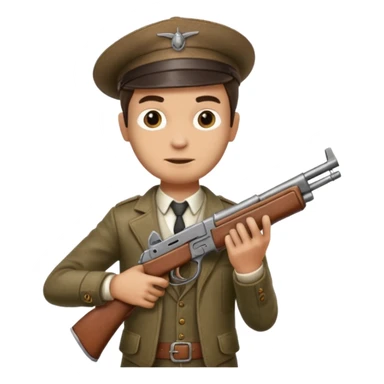 Dutch van der linde holding Tommy gun sticker