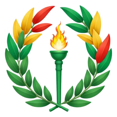 
Laurel Wreaths
Torch Relays
Stadium Flags sticker