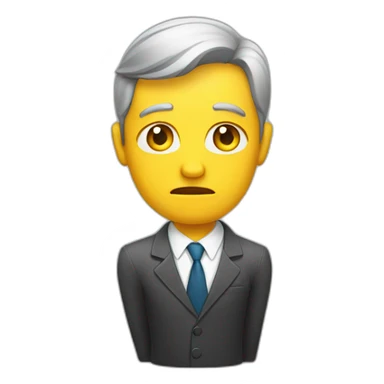 sad real estate agent sticker