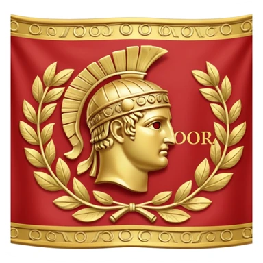SPQR flag sticker