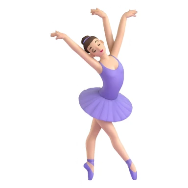 classic ballet dancer sticker