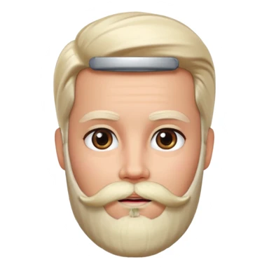 Barbie with beard sticker