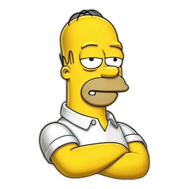 Homer simpson heureux sticker