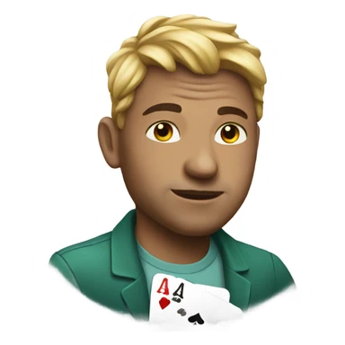 Poker Player Emoji sticker