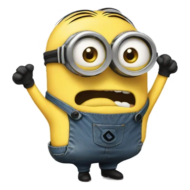 Minion crying because it’s sad  sticker