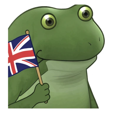 British flag sticker