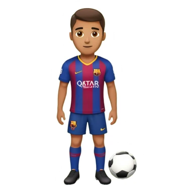 FC Barcelona soccer player sticker