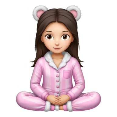 Nina Dobrev in cozy winter pyjamas sticker
