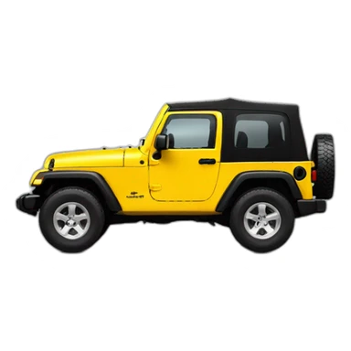jeep wrangler tj yellow sticker