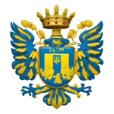 Ukrainian coat of arms sticker