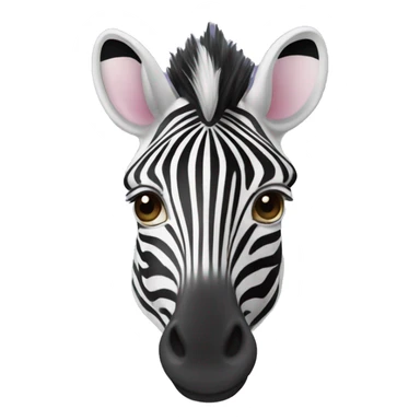￼ zebra heart sticker