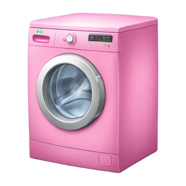 pink washing machine  sticker