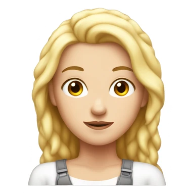 White Girl with abs  sticker