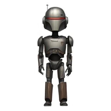 Bounty hunter droid. Show full body  sticker