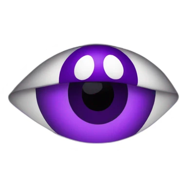 purple eye emoji sticker