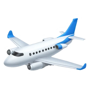 Avion qui atterrie  sticker