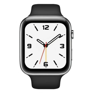 jolie montre blanche sticker