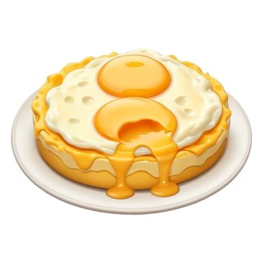 Cheesy eggs sticker