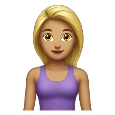 Mujer fitness  sticker