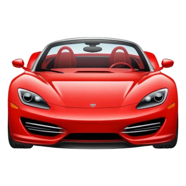 red sports car sticker